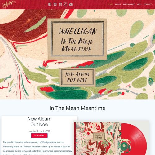 Website - Jamie Whelligan musician