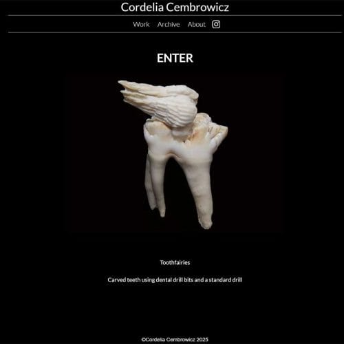 Cordelia Cembrowicz website