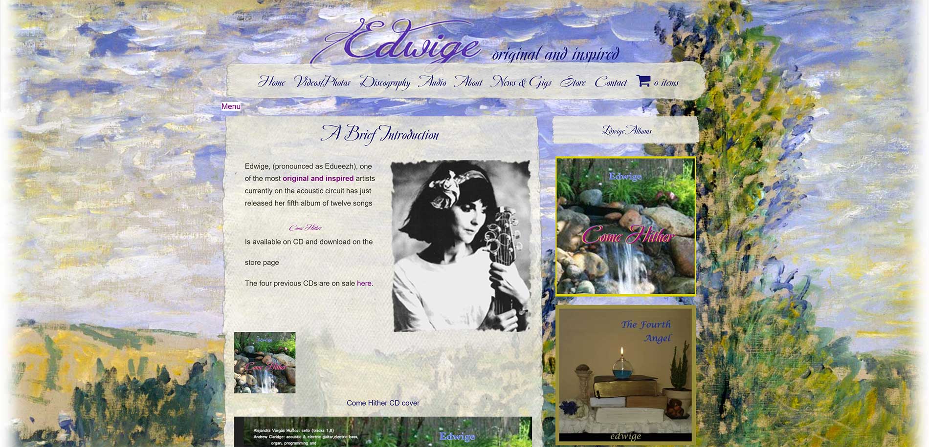 Edwige ecommerce website